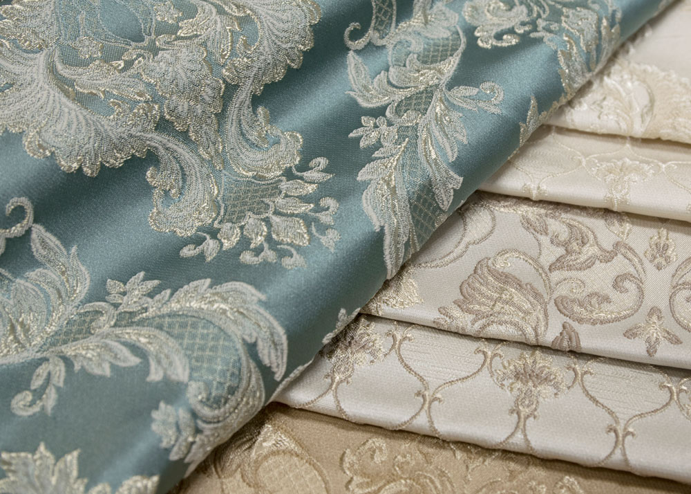 ткань жаккард для дивана фото CALEDONIA