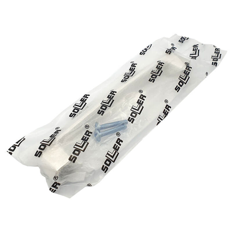 Ручка-скоба ZY-873 128мм серебро 128-438