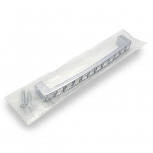 Ручка меб 606-128  хром/стразы 128-300