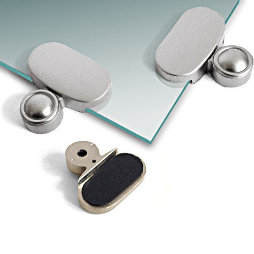 Зеркалодержатель № 159 хром  SOLLER (4 шт) (12/120)