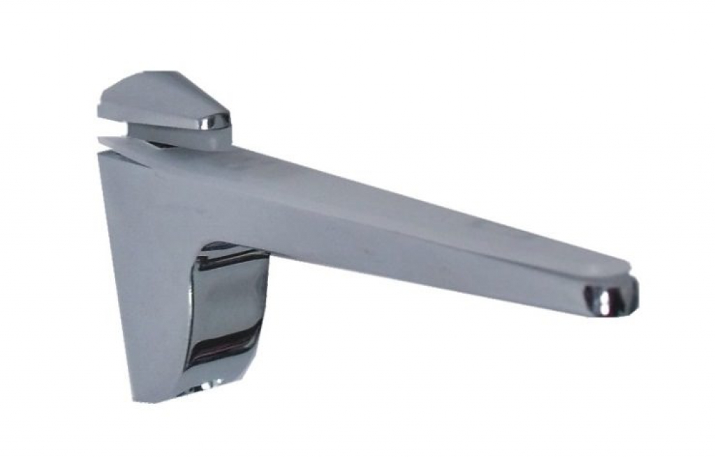 Полкодержатель156 ZY  Хром (1*2)