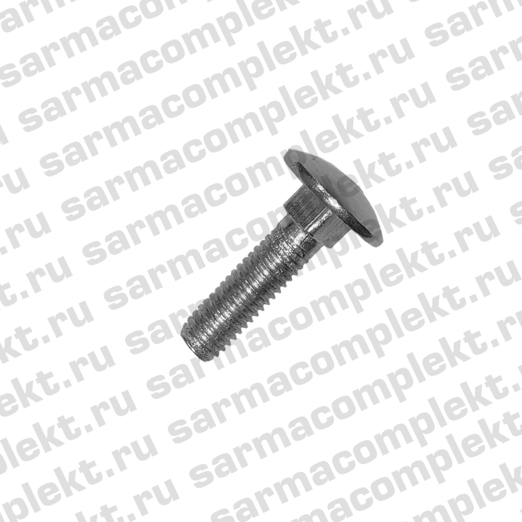 Болт мебельный М8х30 ОЦ кв. подг. DIN 603 (10 кг.)