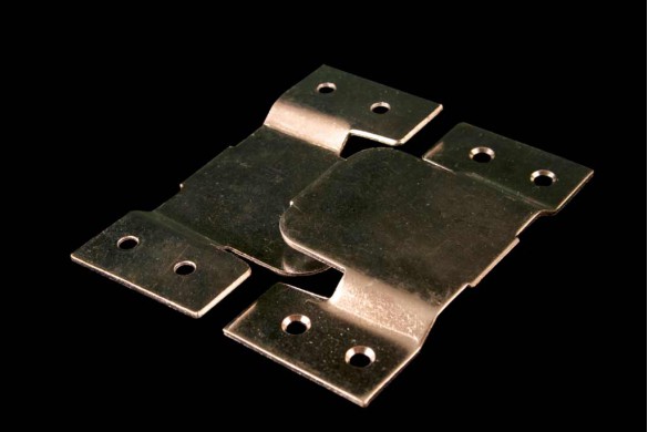 Замок "Краб" 1,5мм 4 отв. (без покр)