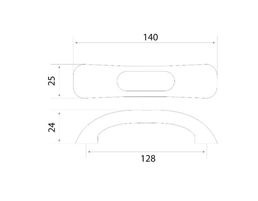 Ручка-скоба, ZY-858 хром