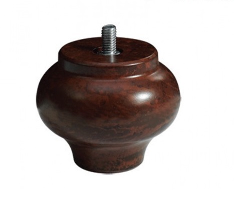 Опора для меб. Т-400183 древесный Н-75 см. с болтом