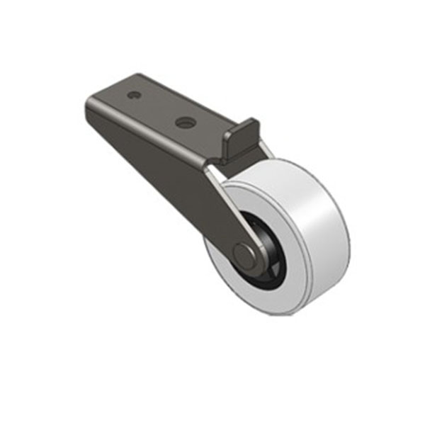 Опора роликовая №422 резиновое колесо