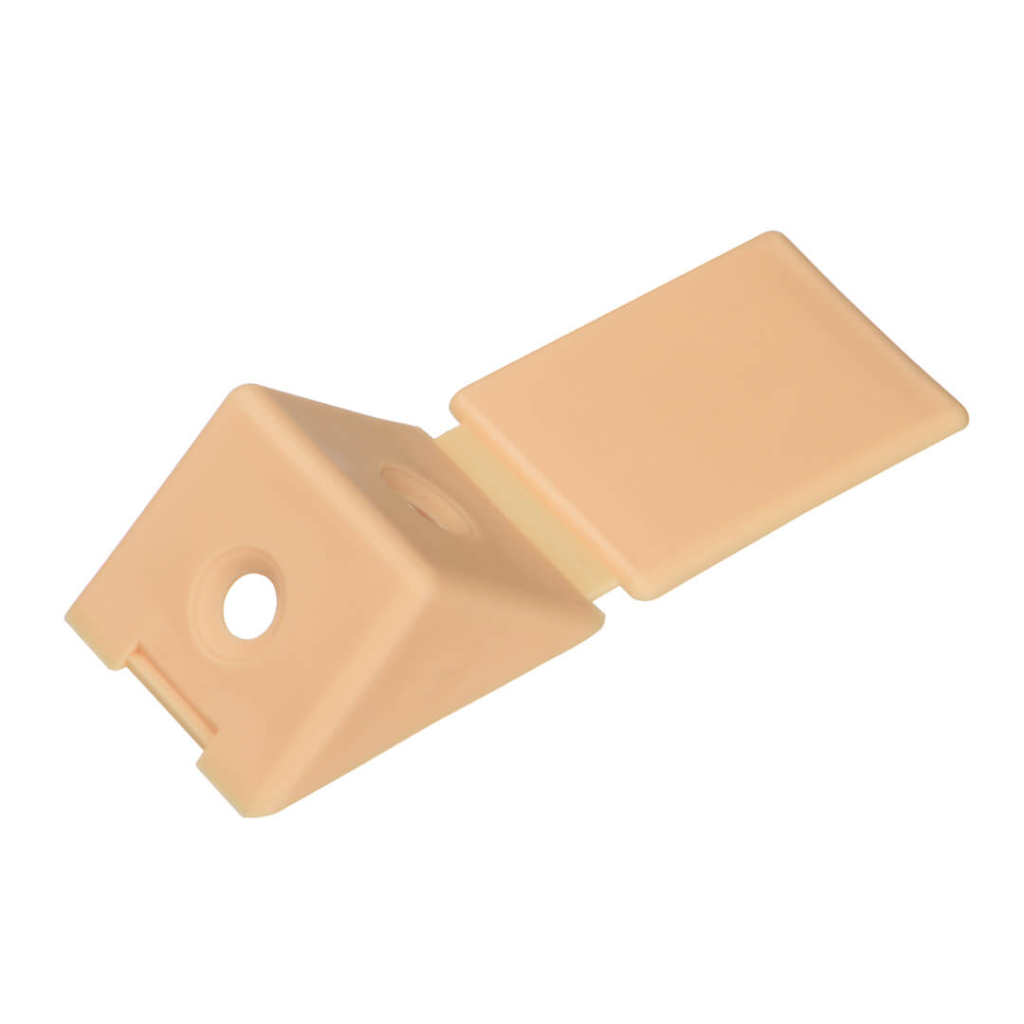 Уголок-стяжка плас. на 2 шурупа Дуб беленый