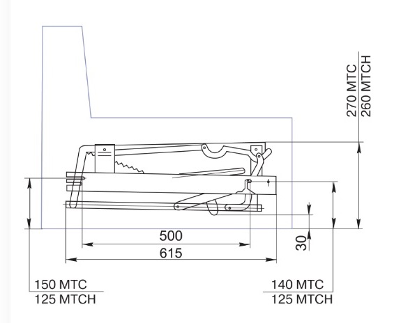 Мех.транс. МТС кр.хром