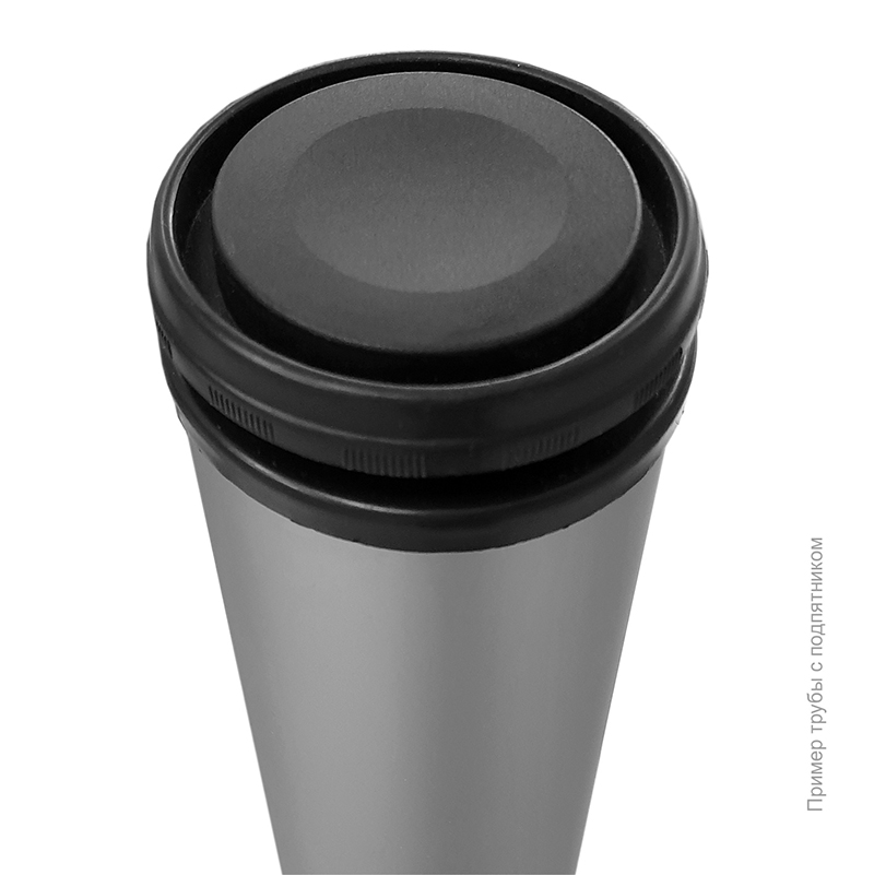 Опора мебельная "усы" H 710 мм d=60 мат.  хром 130-016