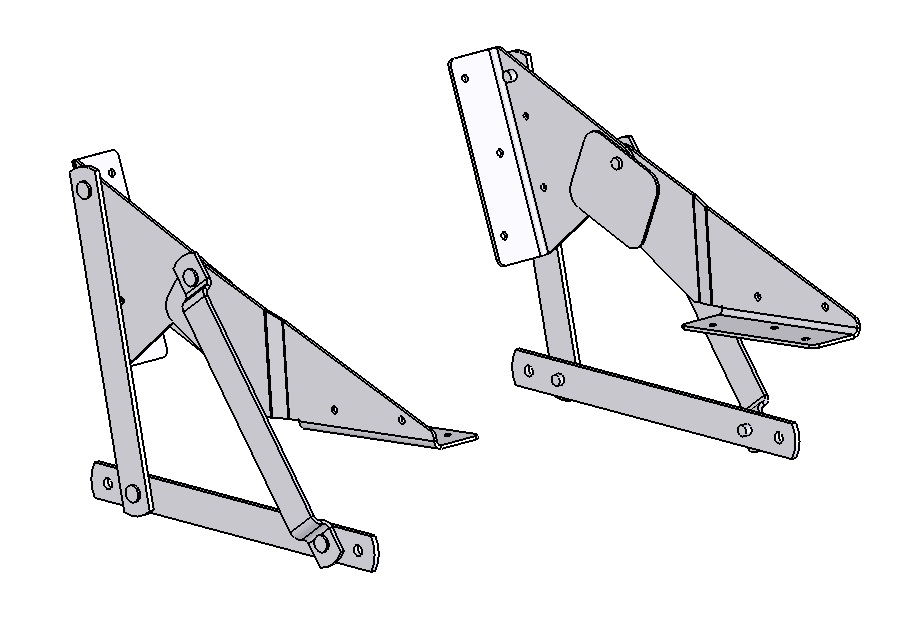 Мех.транс. Замок-книжка С/У угловой №358 (цинк)
