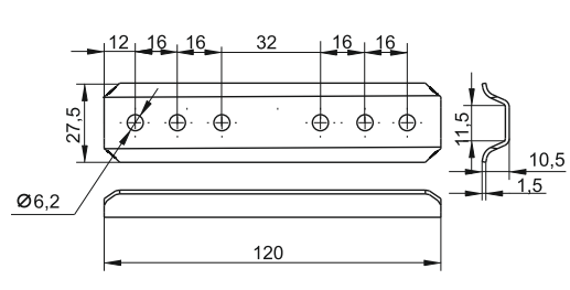 Соединитель №691 (+690) внутренний (цинк)