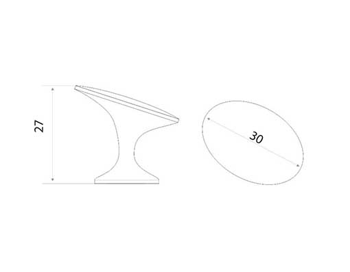 Ручка-кнопка 14.60.01 CS504