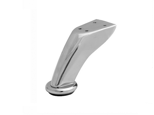 Опора меб.В-206 (1,0)  h90 хром. штамп