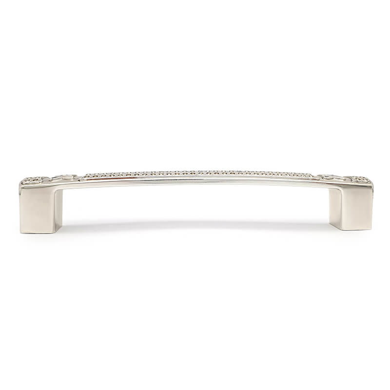 Ручка-скоба ZY-873 128мм серебро 128-438