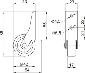Ролик №397 Рез кол. (цинк)
