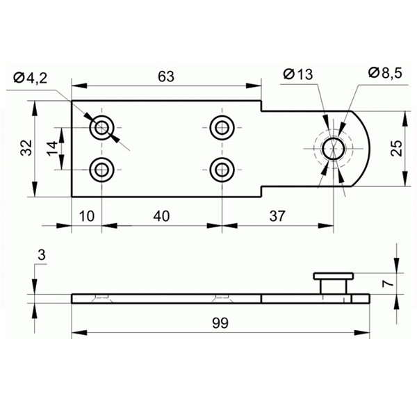 Кронштейн  187.00.000