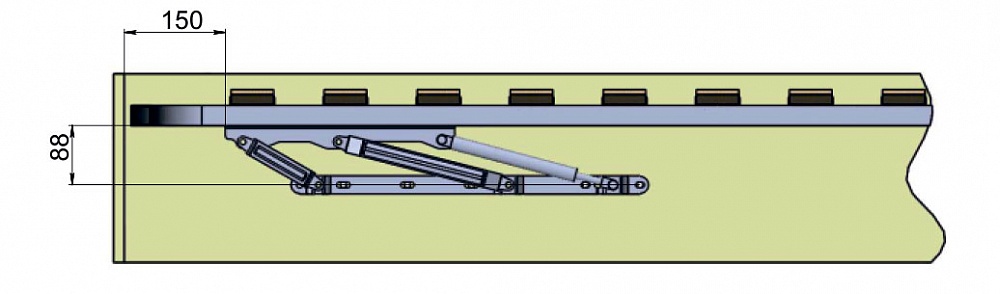 Механизм подъема кровати Летто