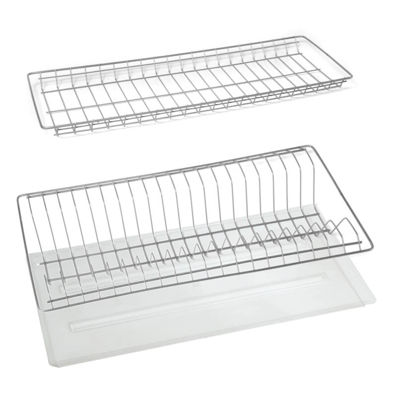 Посудосушитель 565*256 с поддоном металлик 166-007