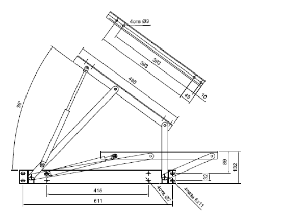 Мех.транс. Подъема МТ 2-325