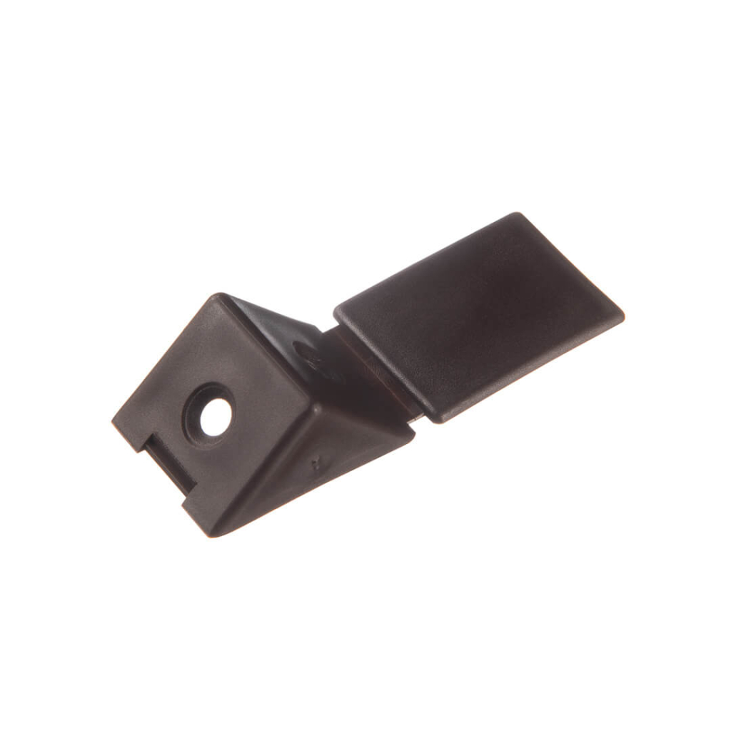 Уголок-стяжка плас. на 2 шурупа Венге