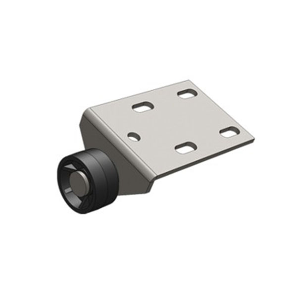 Опора роликовая №281 угловая пластиковое колесо