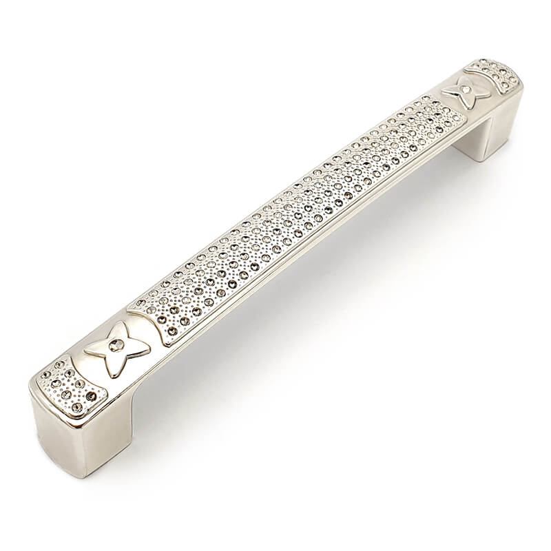 Ручка-скоба ZY-873 128мм серебро 128-438