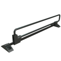 Штанга выдвижная L300мм металик черный