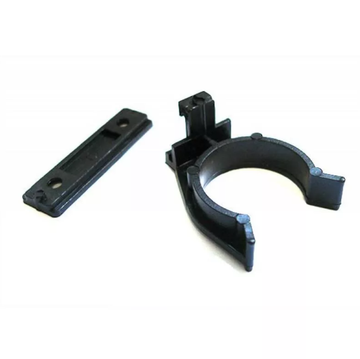 Комплект к ножке кух. 100-130мм, черный  (клипса) 125-069