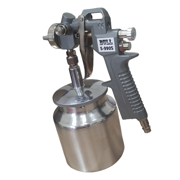 Краскопульт BULL S-990 S с нижним бачком, d 2,0 мм