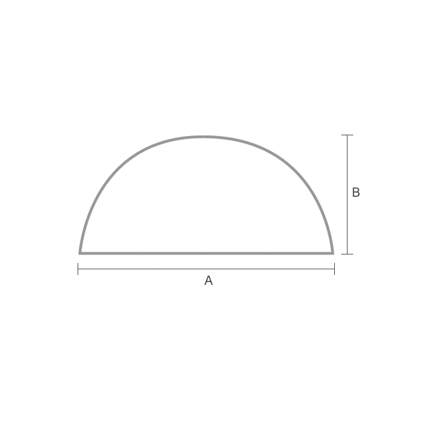 Профиль полукруглый 5111-100   (EVA-PIPE)