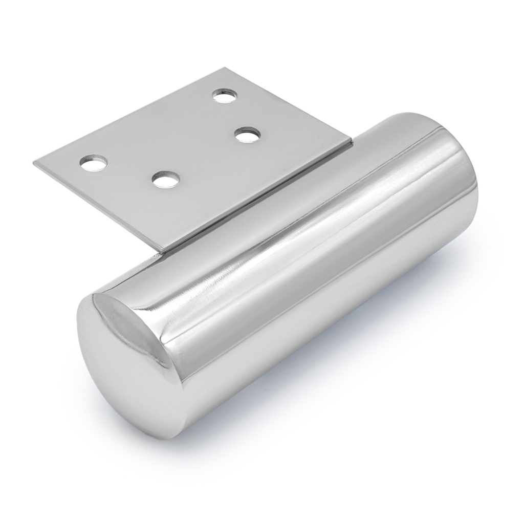 Опора декор. метал.40*43*120мм хром (1/100) 125-260