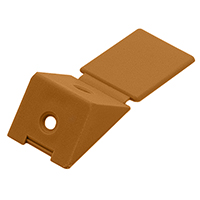 Уголок-стяжка плас. на 2 шурупа Бежевый