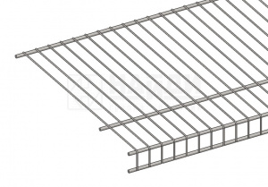 Полка сетчатая, 300х3000 мм (Белый)