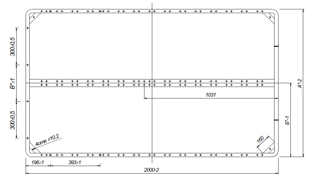 Орт. основание МР-5-ЛC сварное (без опор)