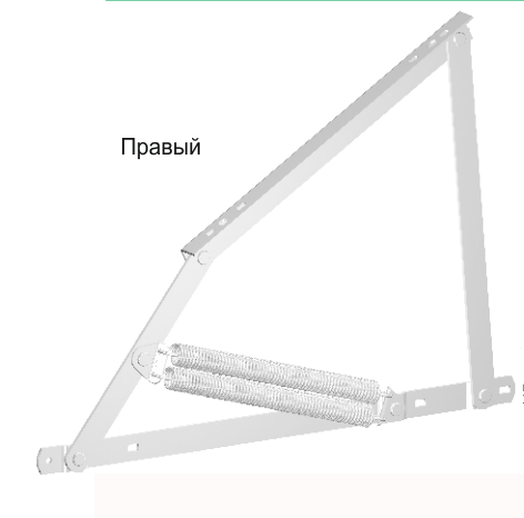 Мех.транс. Подъема тахты №546 (цинк) без пружин