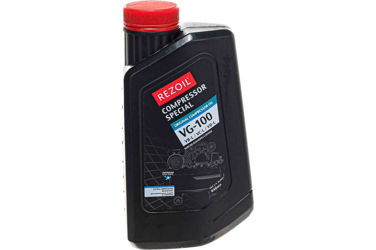 Масло для пневмоинструмента Rezoil COMPRESSOR SPECIAL VG-100, VB-L, VC-L, VD-L, 0.946 л
