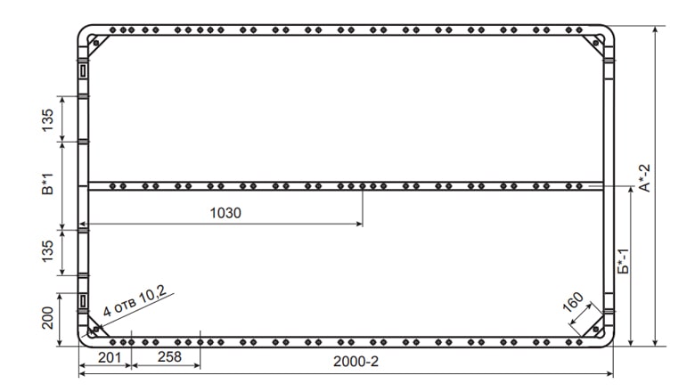 Орт. основание МР-5-ЛРС (без опор)