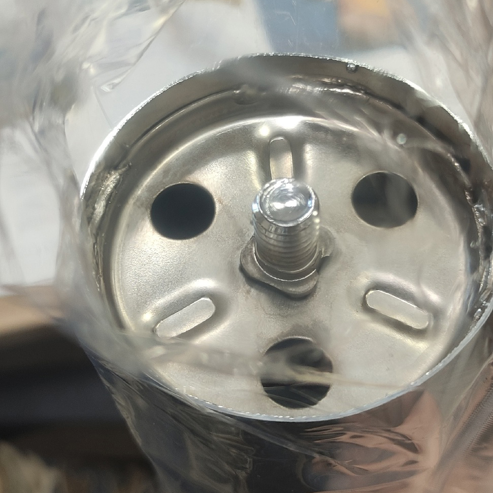 Опора 710*60 центр. крепление  ХРОМ