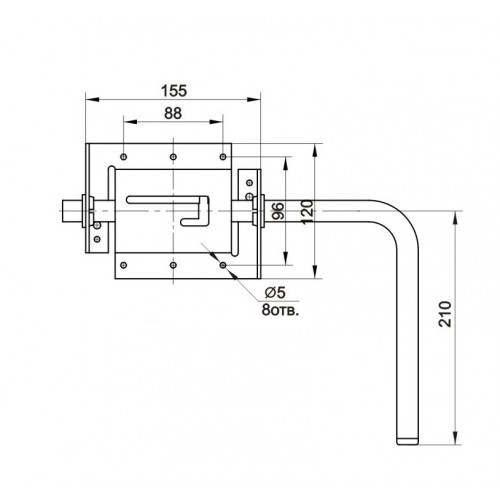 Газ.лифт.к мех.откидной кровати №582 1000 W