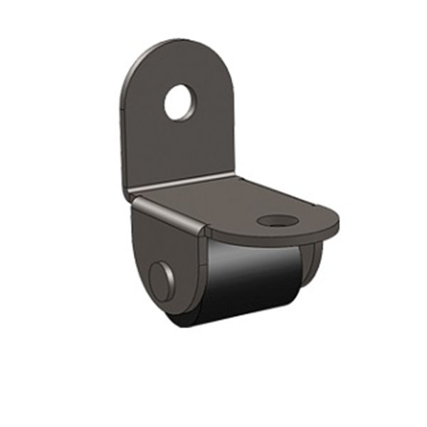 Опора роликовая №151 угловая пластиковое колесо