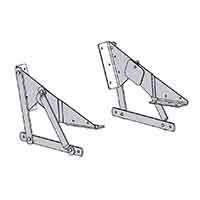 Мех.транс. Замок-книжка С/У угловой №358 (цинк)