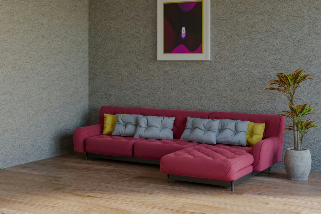 Бордовый цвет способен буквально «согреть» интерьер