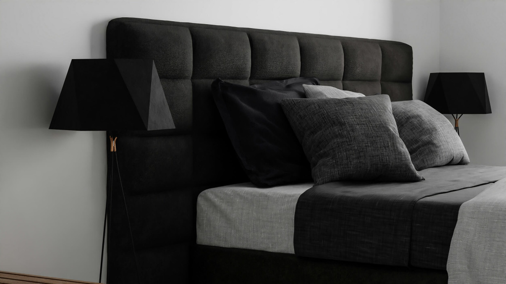 Использование темных тканей для обивки мебели