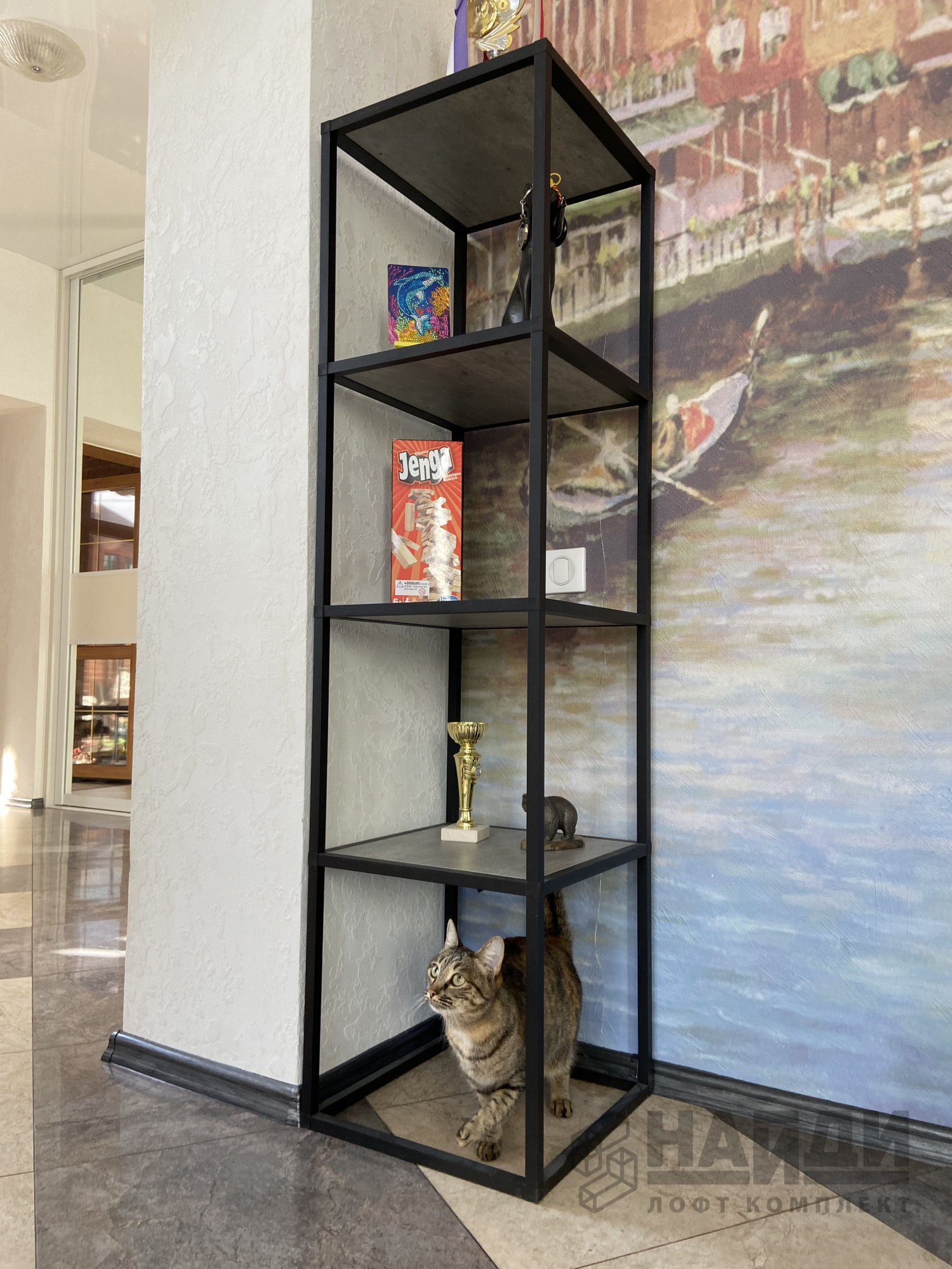 Стеллаж 4,400*400*1546 (ЛДСП)