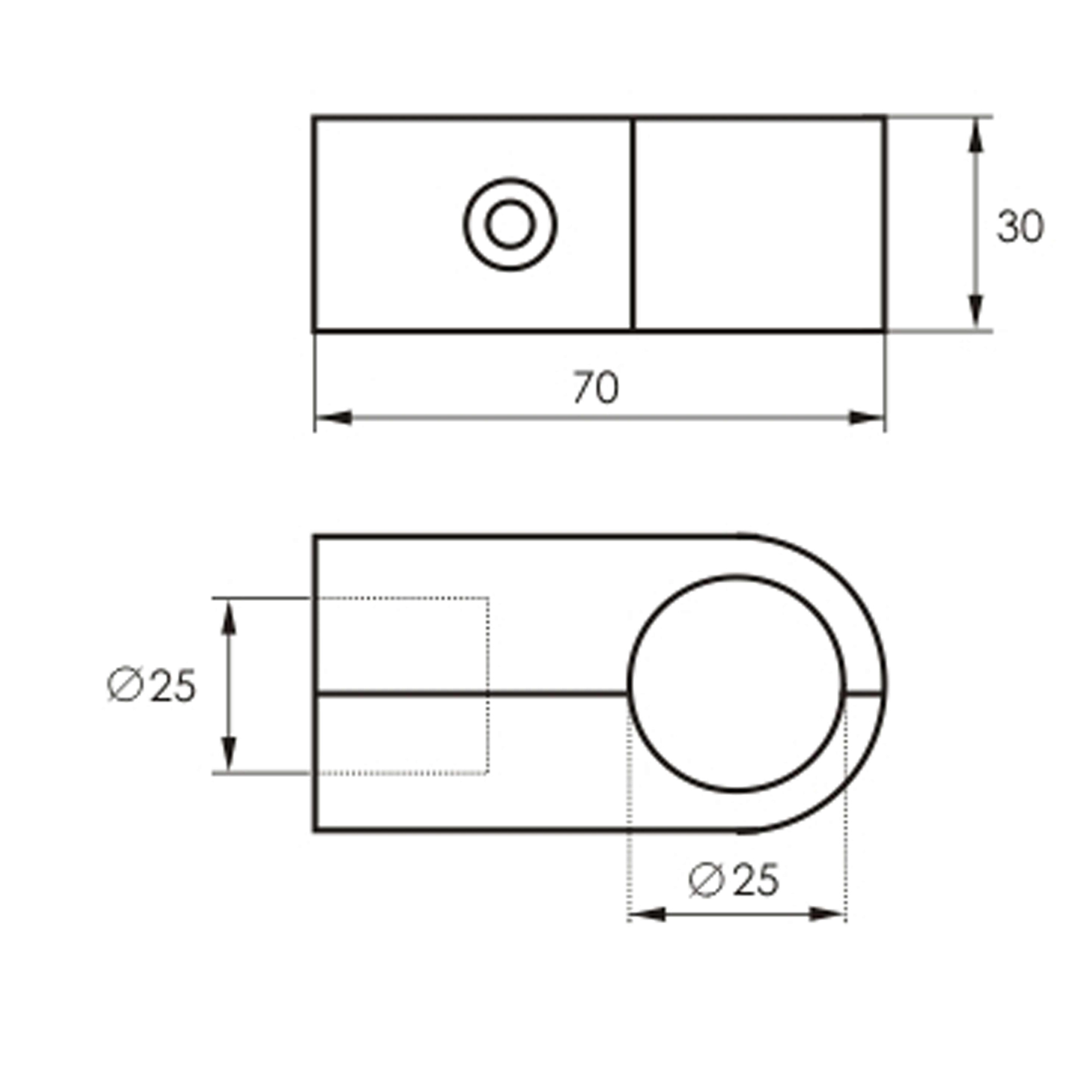 Крепеж с 3-мя  направлениями D-25 SOLLER R-42М 10/160 121-014