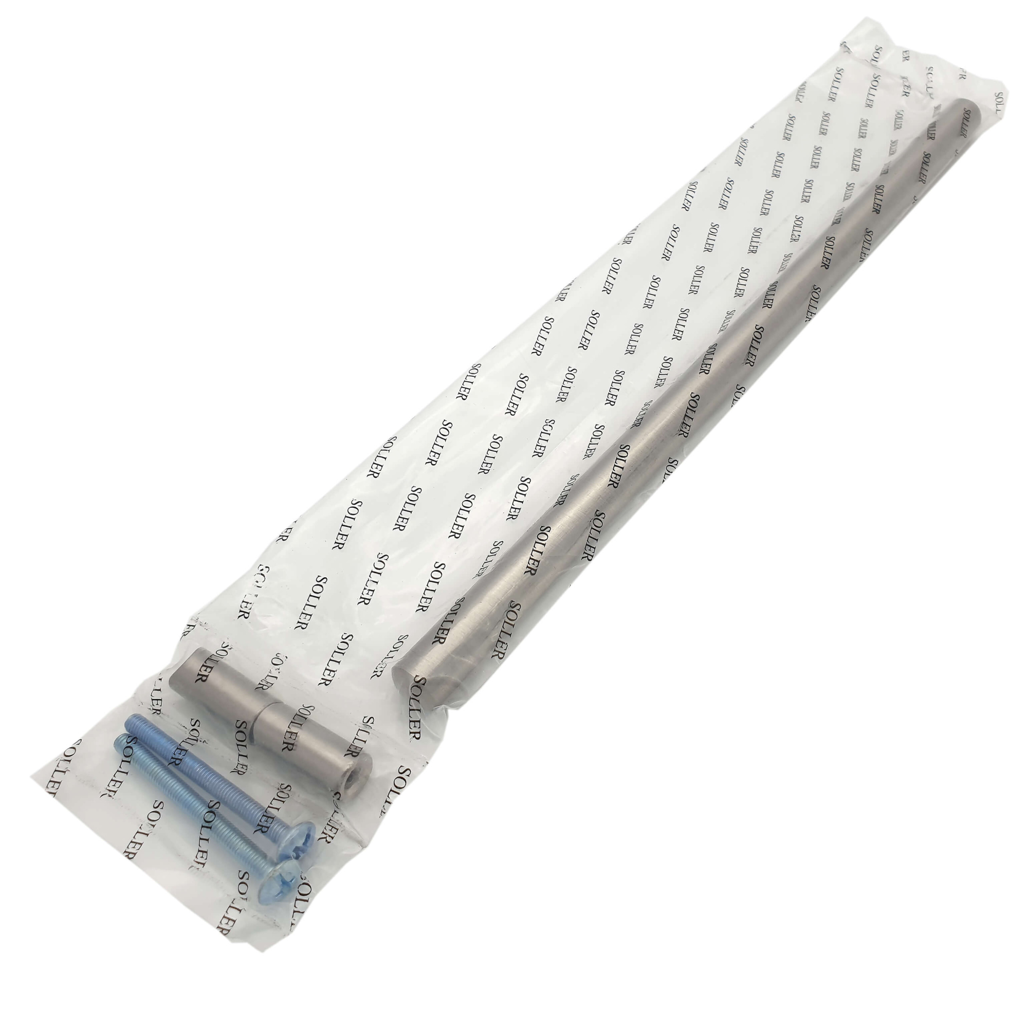 Ручка-рейлинг 8925-192мм D-12 сатин (10/100) 128-202